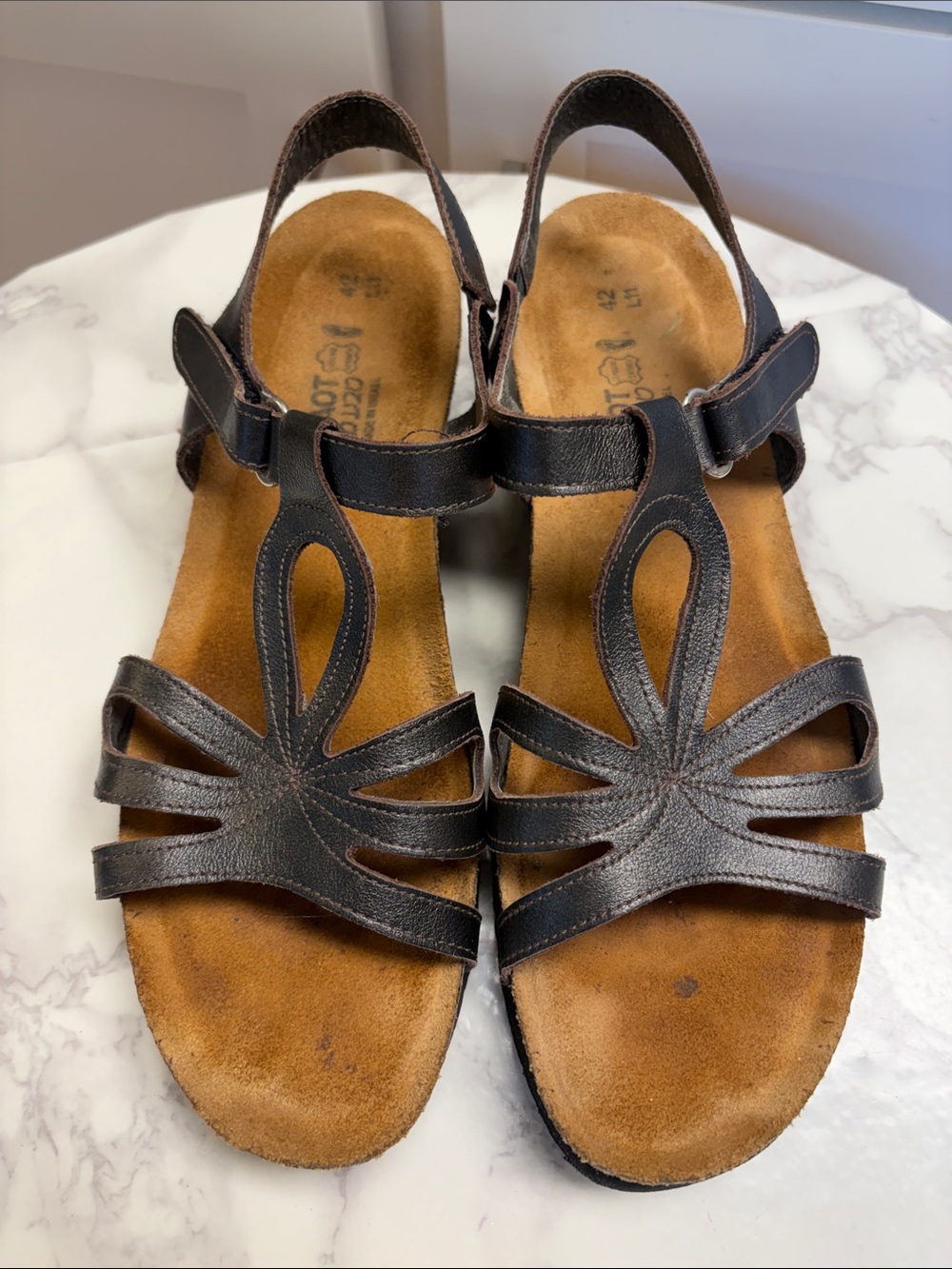 NAOT leather Women's Comfort Sandals size 42